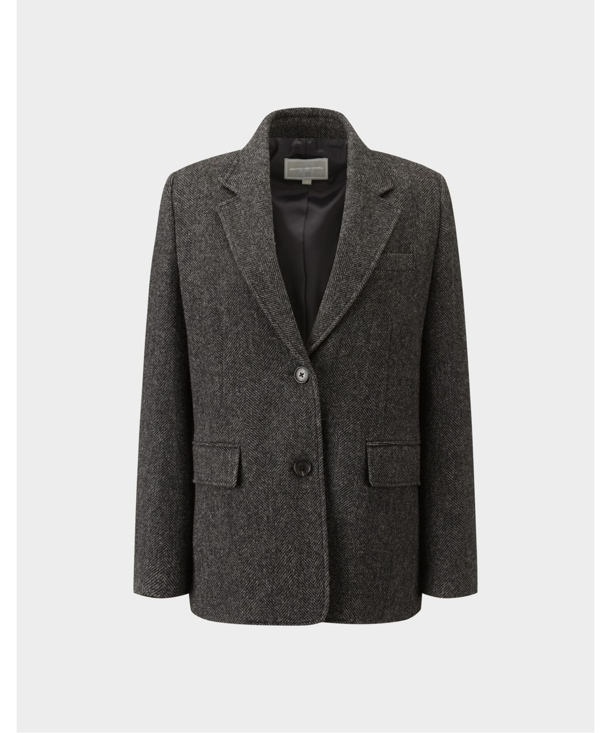 브룩스 브라더스(BROOKS BROTHERS) [여성] 울 헤링본 재킷 (차콜) (BBJSWBG401)