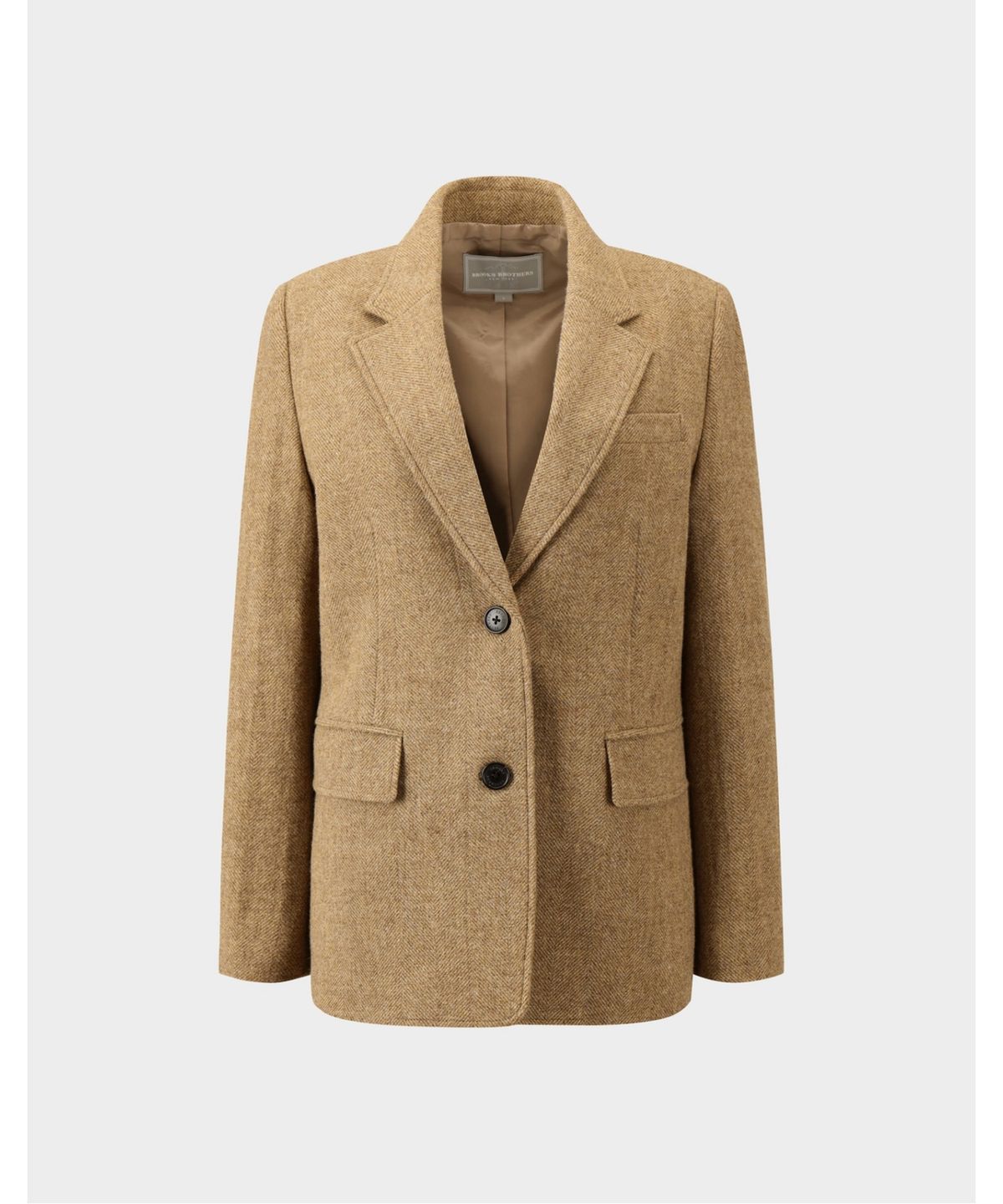 브룩스 브라더스(BROOKS BROTHERS) [여성] 울 헤링본 재킷 (베이지) (BBJSWBG401)