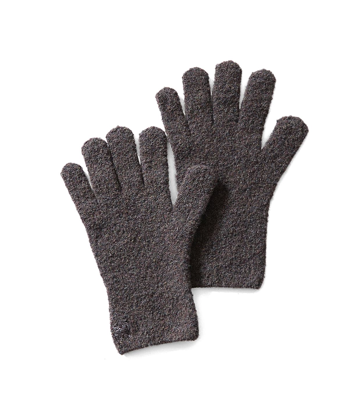홀리선(HORLISUN) Bless Boucle Knit Rib Finger Gloves Multi Demitasse