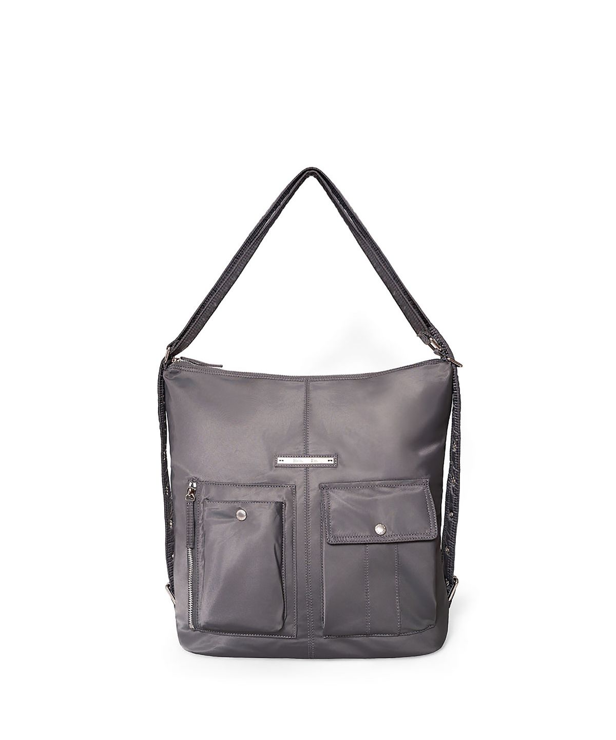 마뗑킴(MATIN KIM) MODULE POCKET BAG IN CHARCOAL