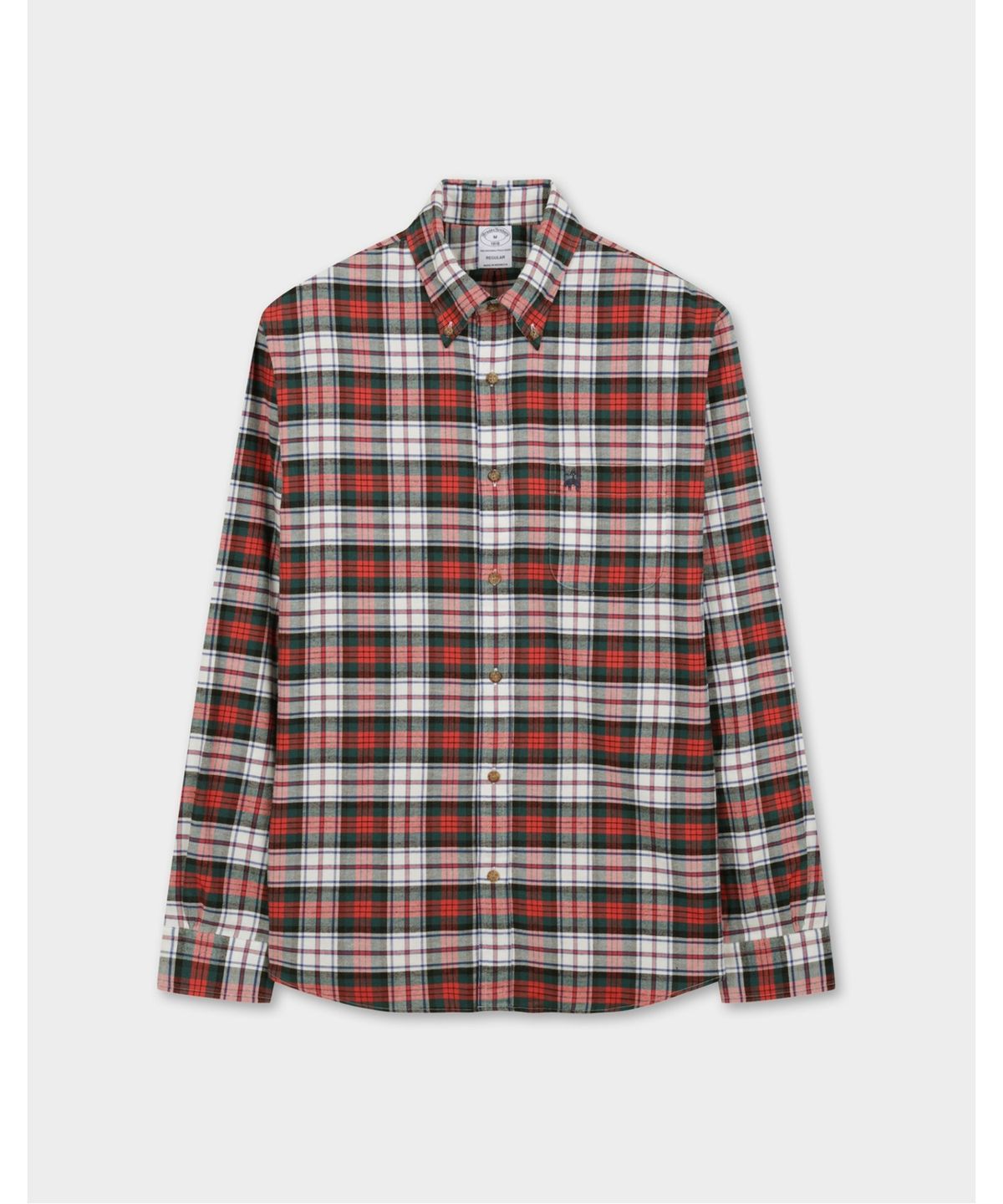 브룩스 브라더스(BROOKS BROTHERS) 플란넬 체크 셔츠 (레드) (BBTHMFG401)