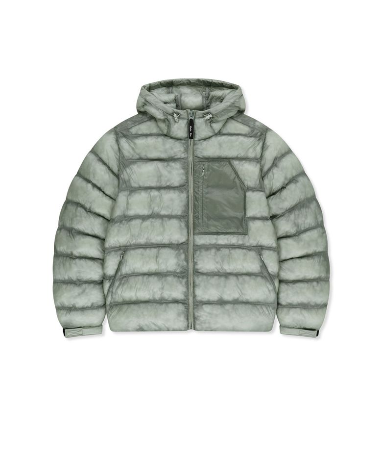 CLOUD SHELL HOODY PADDING JUMPER IN MINT