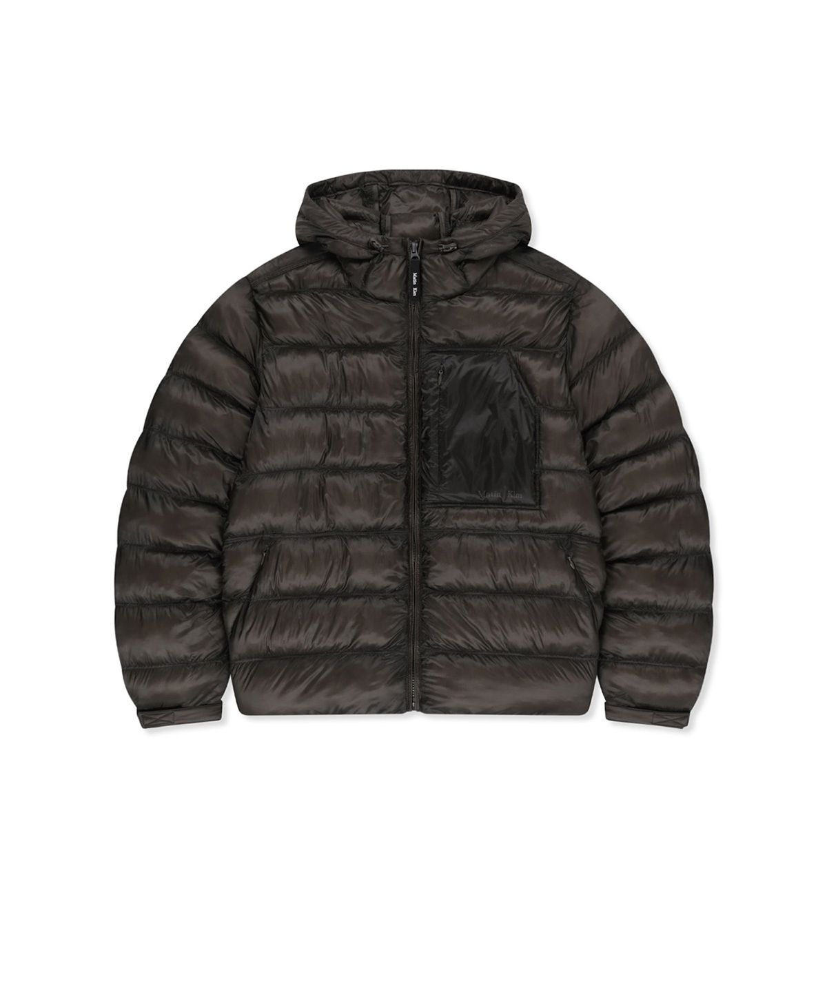 마뗑킴(MATIN KIM) CLOUD SHELL HOODY PADDING JUMPER IN CHARCOAL