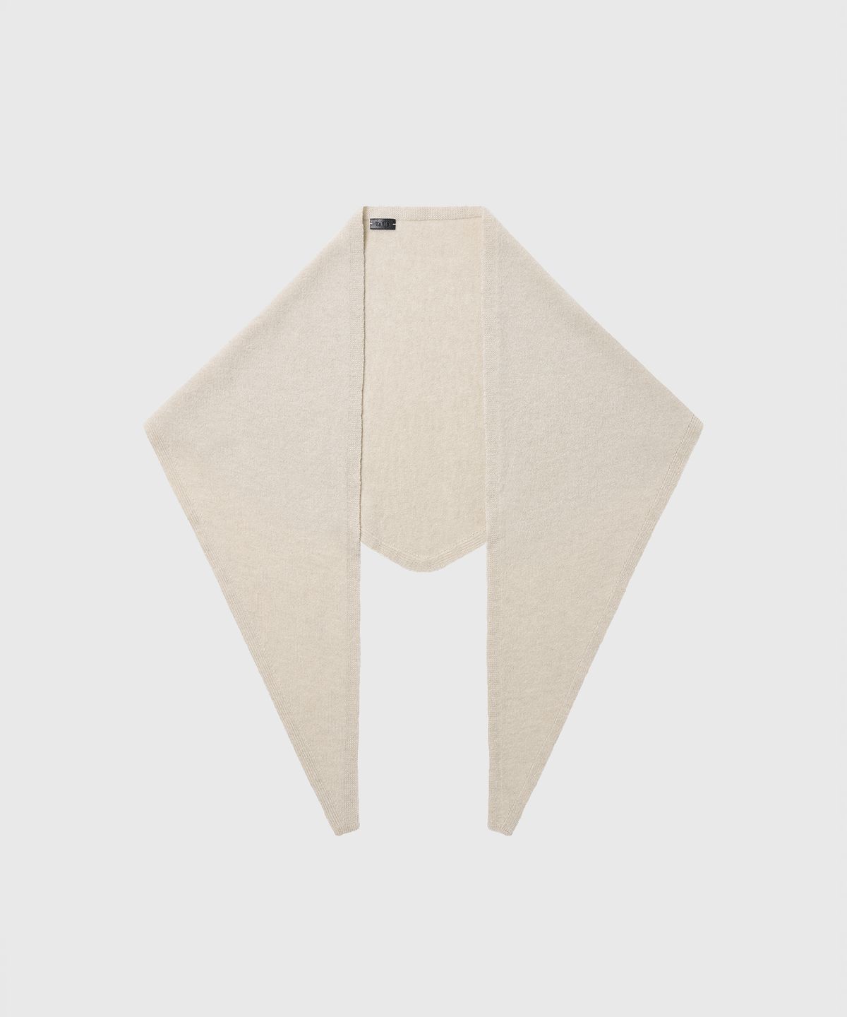 타일레(TAILLE) MERINO WOOL TRIANGULAR SCARF BISCUIT