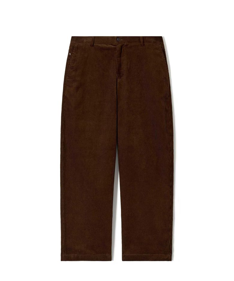 Exq-CORD 코듀로이 C302ST 와이드 스트레이트 치노 팬츠 TOBACCO