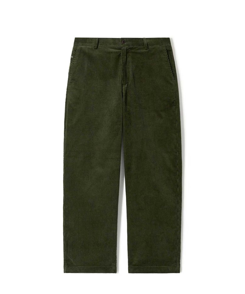 Exq-CORD 코듀로이 C302ST 와이드 스트레이트 치노 팬츠 OLIVE