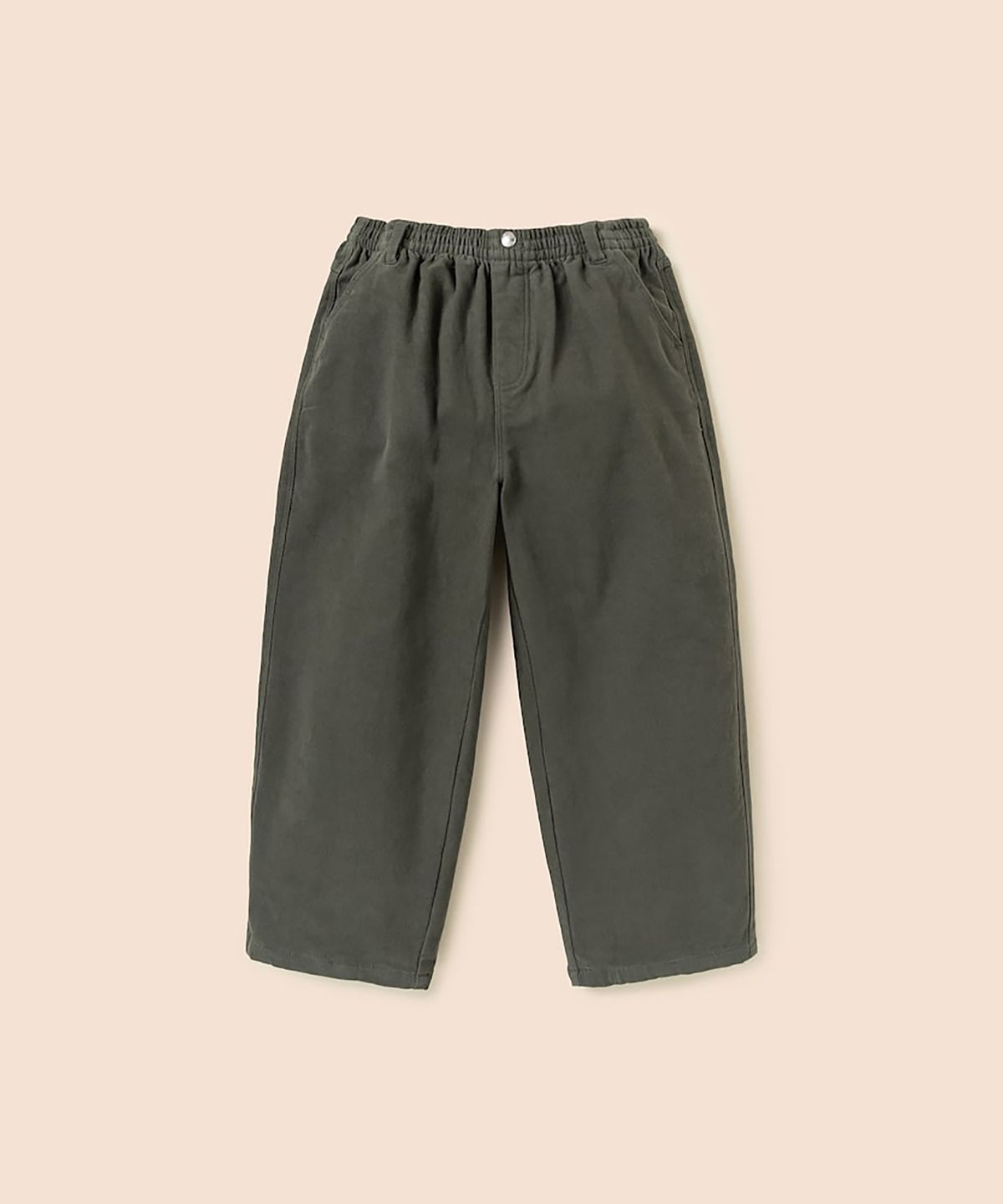 빈폴 키즈(BEANPOLE KIDS) 기모 우븐 커브드 팬츠  카키 (BI6921U06H)