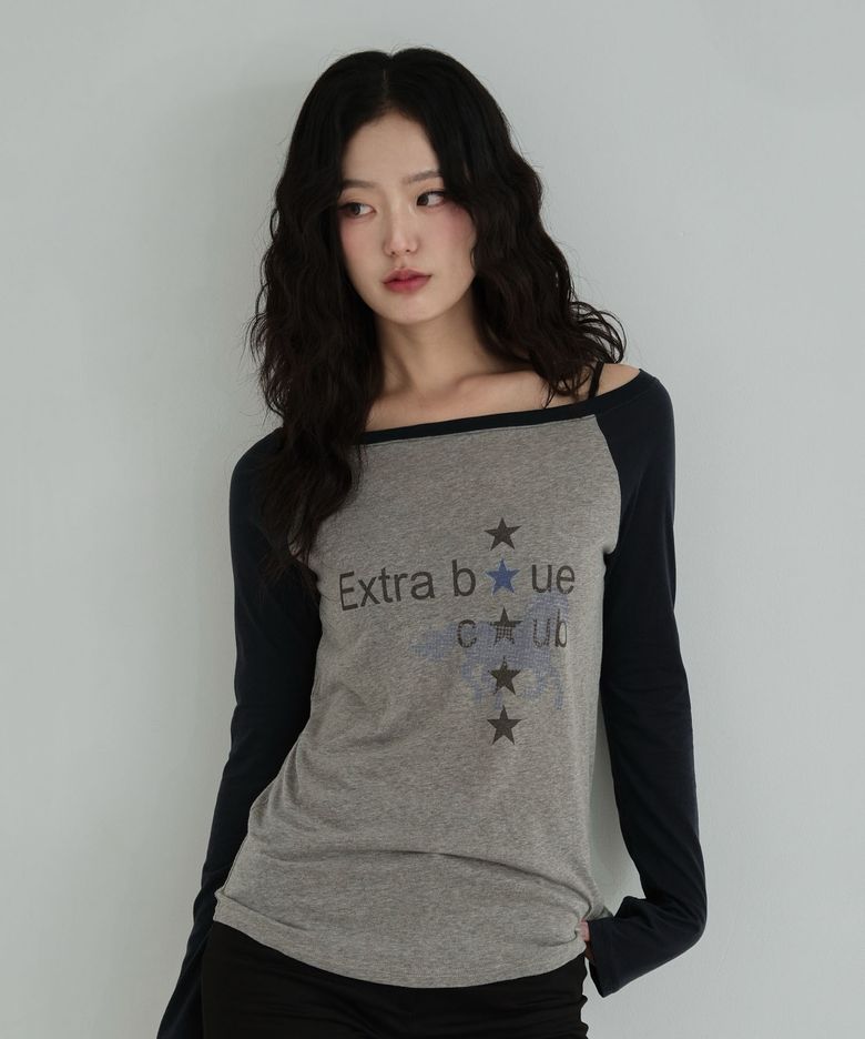 Pixel Horse Raglan Tee (navy)
