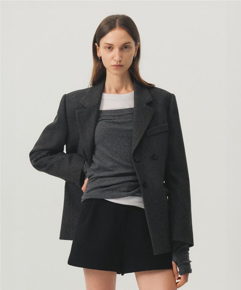 울 투웨이 테일러드 재킷 / WOOL 2-WAY TAILORED JACKET_2colors