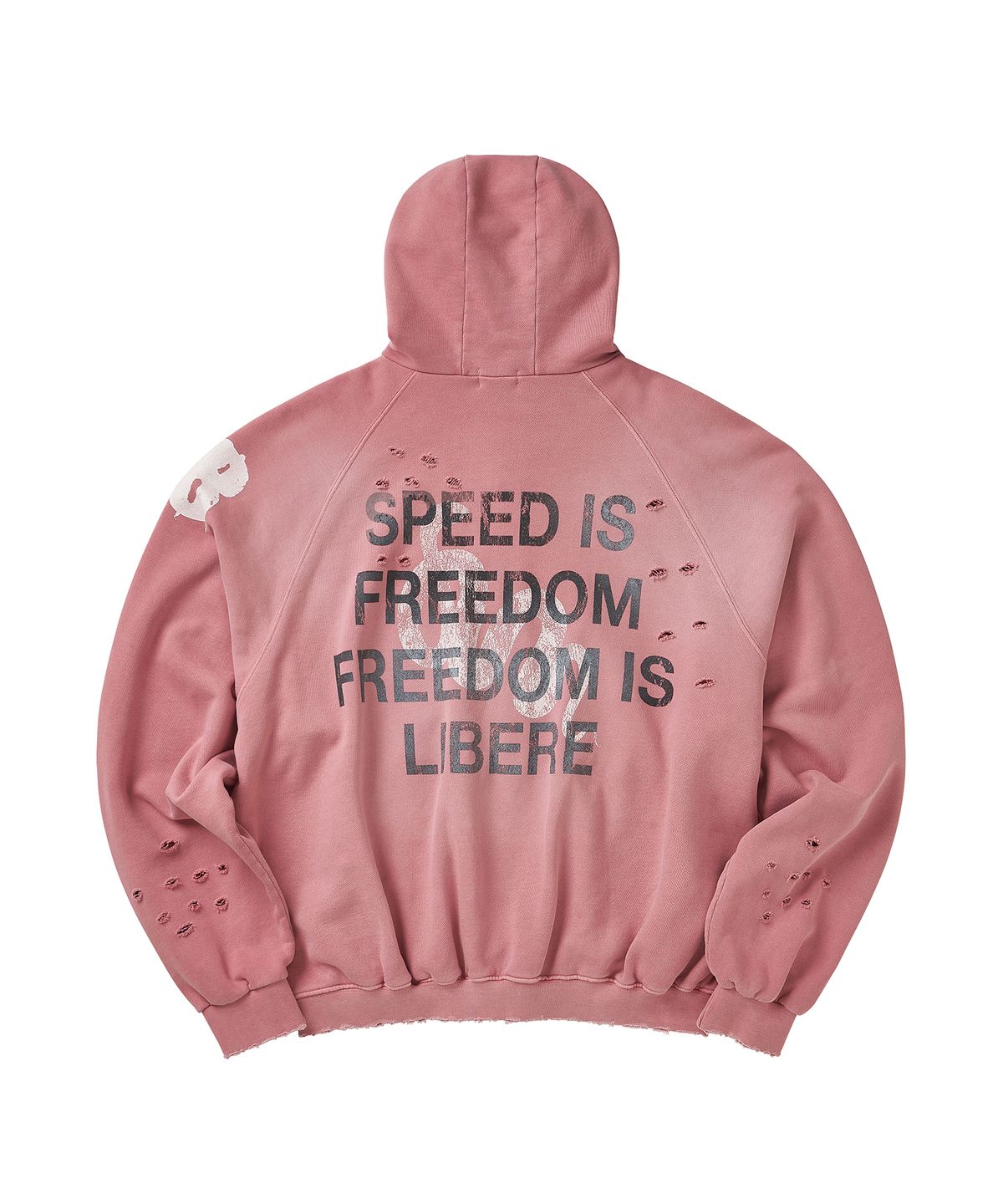 리베레(LIBERE) DOUBLE EIGHT SNAKE ZIP HOODIE / PINK