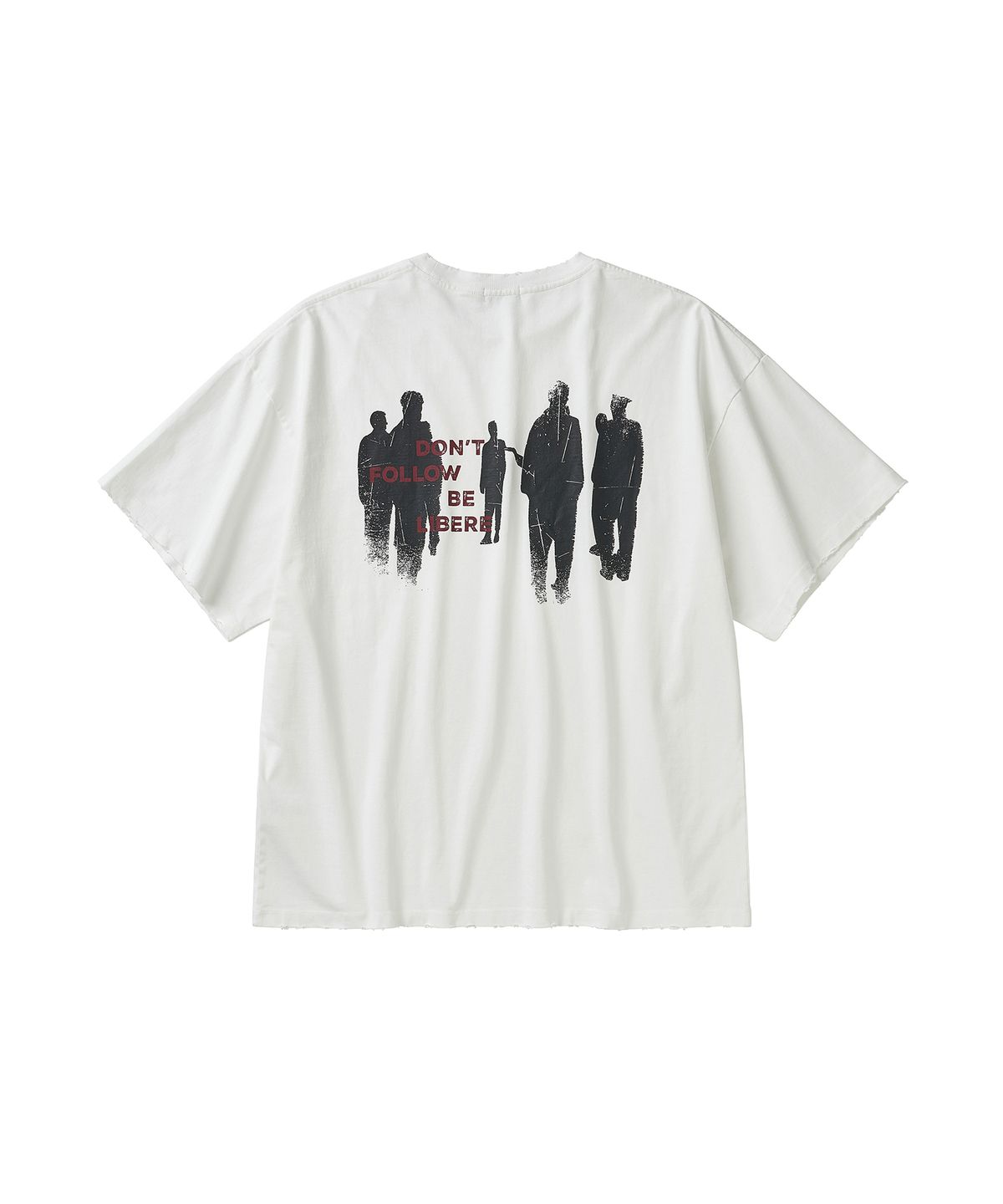 리베레(LIBERE) CROWD T-SHIRT / WHITE