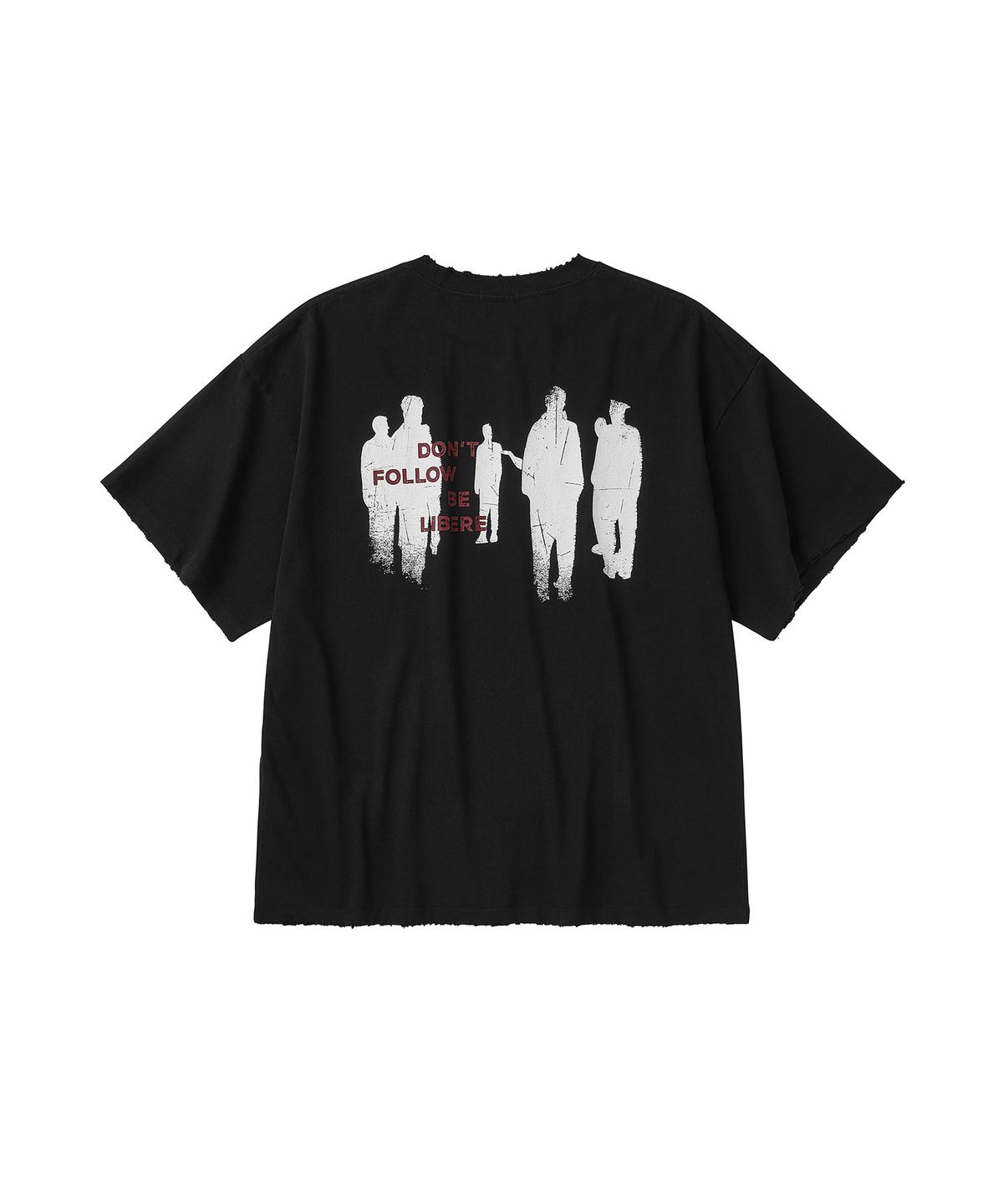 리베레(LIBERE) CROWD T-SHIRT / BLACK