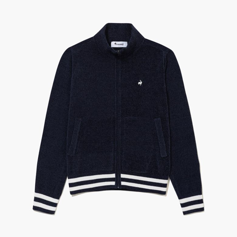 여성 하이넥 스웨터 풀집업 _NAVY GR322LKC95