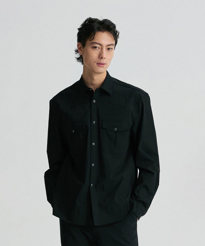 WESTERN YOKE SNAP BUTTON SHIRT