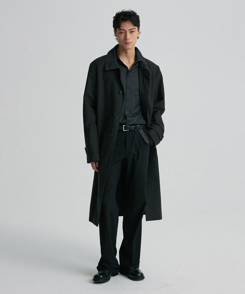 HIGH NECK TRENCH COAT