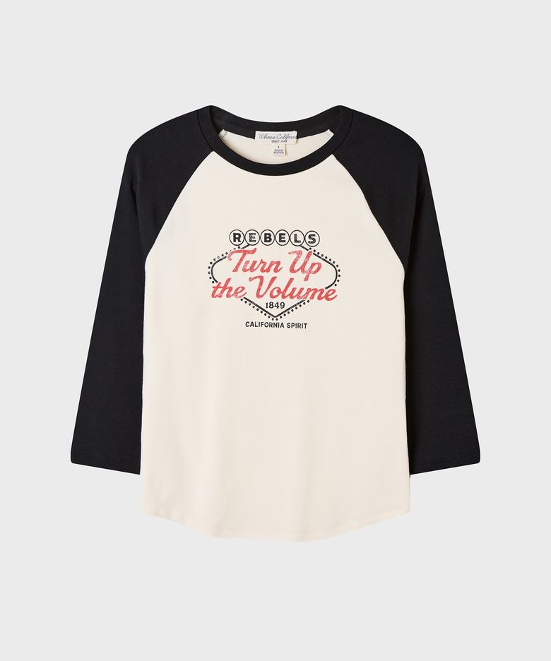 Vintage Raglan 3/4 Sleeve T-shirt(F) / WHLAG3723F