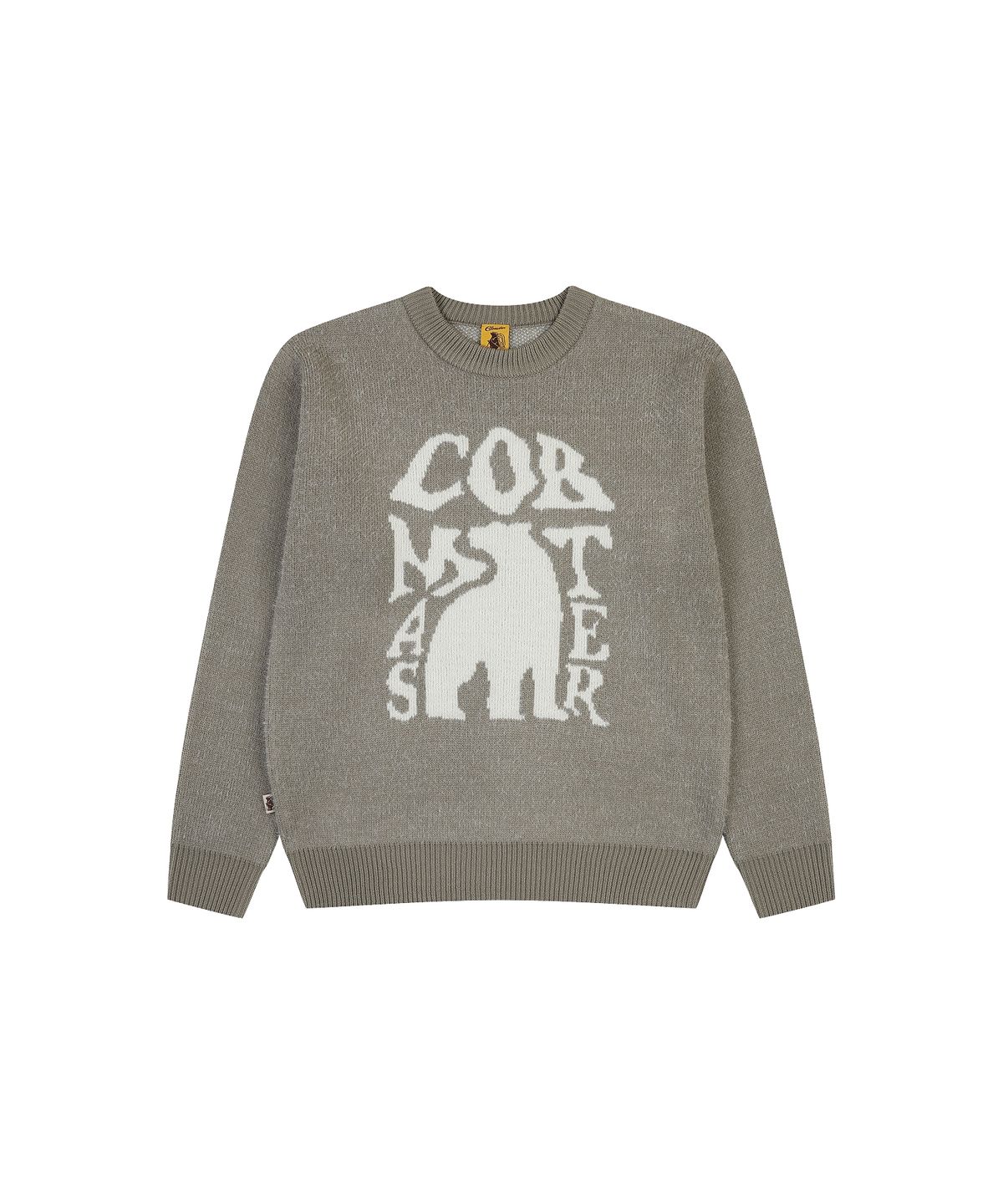 코브마스터(COBMASTER) BEAR ARTWORK SWEATER [KHAKI]