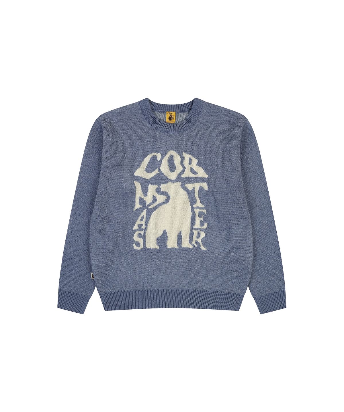 코브마스터(COBMASTER) BEAR ARTWORK SWEATER [BLUE]