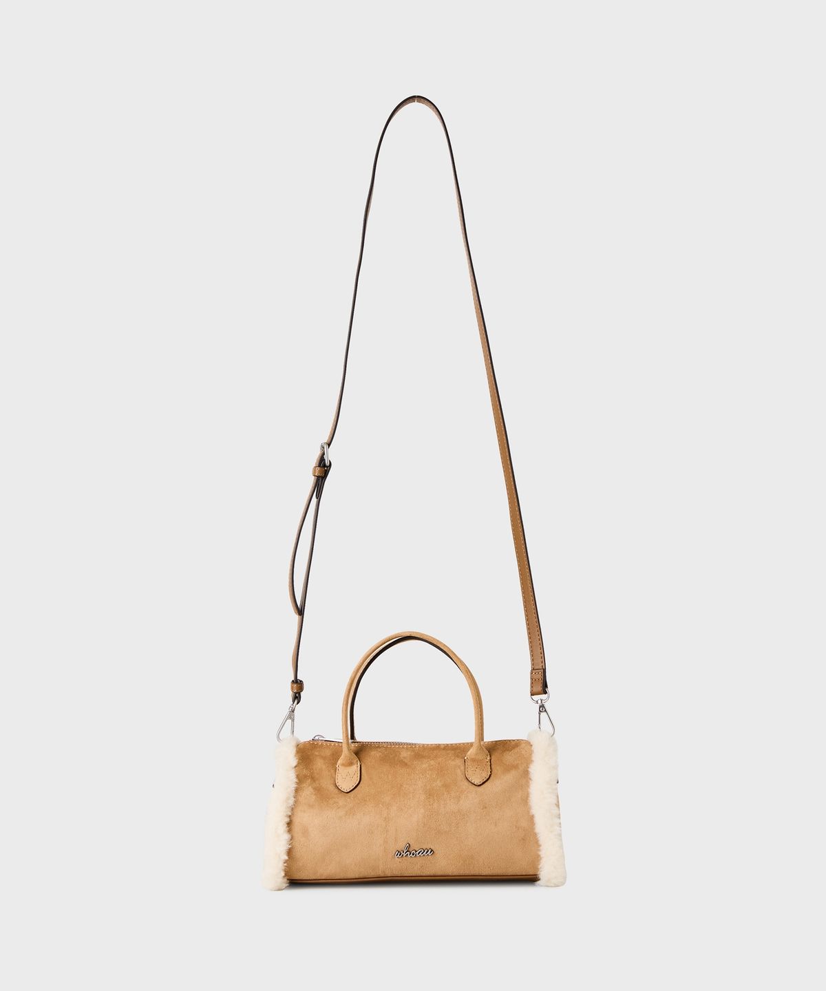 후아유(WHO.A.U) Shearling Tote Bag / WHBGG4V22A