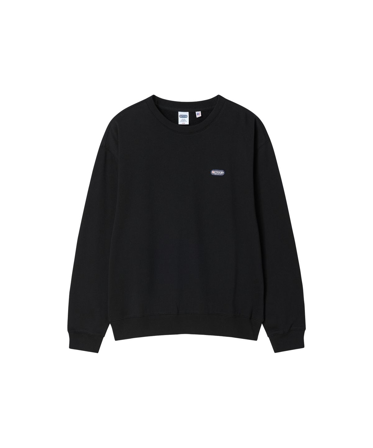 아웃도어 프로덕츠(OUTDOOR PRODUCTS) 캡슐 로고 스웻셔츠 (블랙)