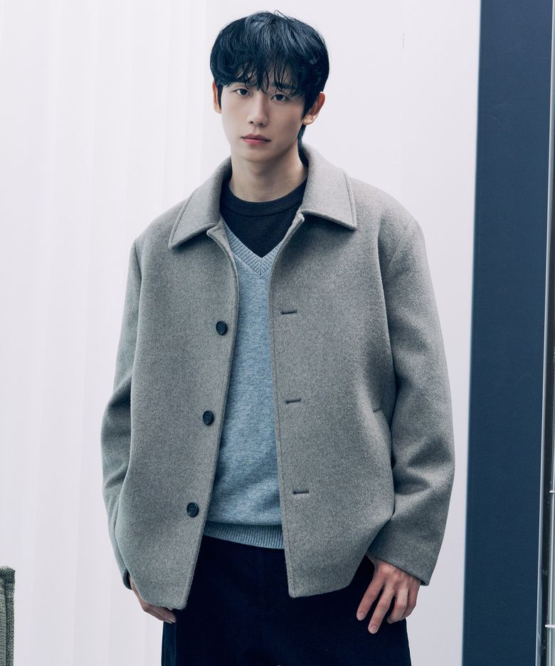 [스토커즈PICK] 두굿_캐시미어 오버핏 하프 코트 - 2color