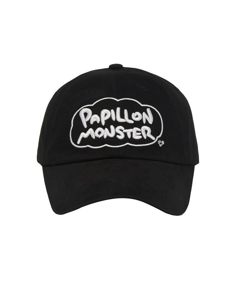 Cloud Applique Ball Cap_Black