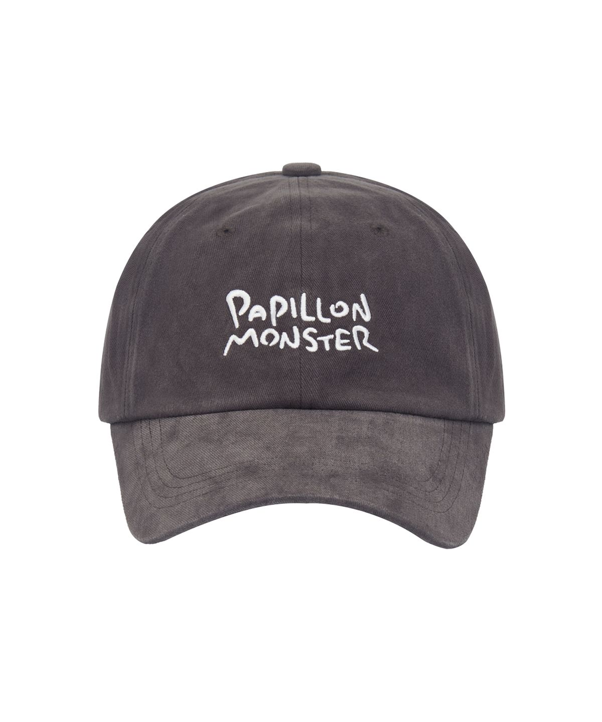 빠삐용 몬스터(PAPILLON MONSTER) PAPIMON Logo Ball Cap_D/Grey