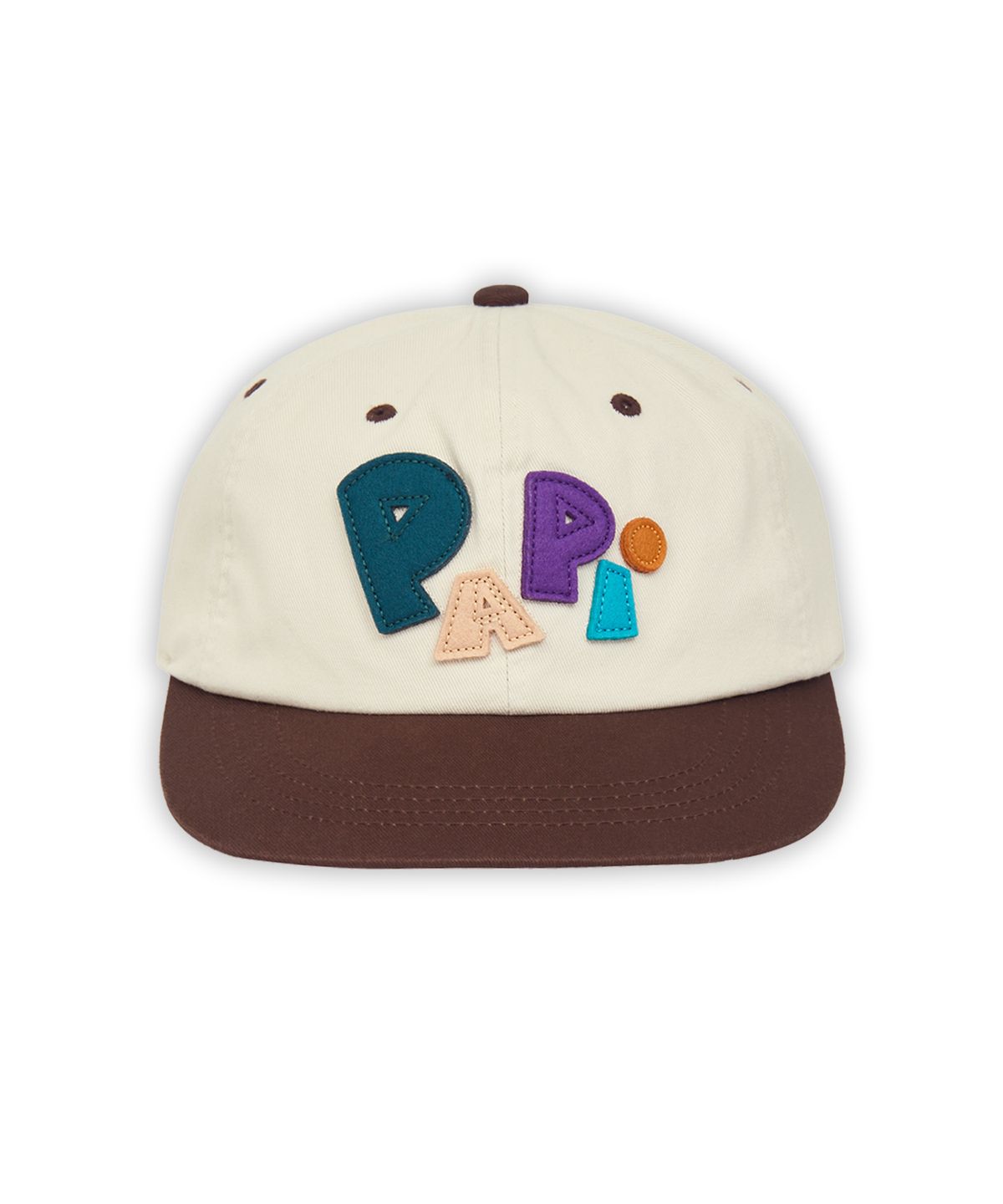 빠삐용 몬스터(PAPILLON MONSTER) PAPI Logo Ball Cap_Ivory
