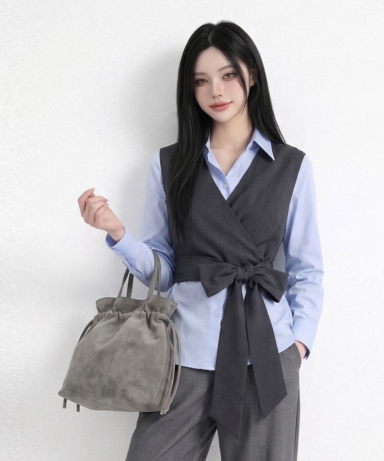 Lua Suede Tote Bag (루아 스웨이드 토트백)_3colors