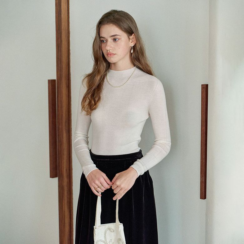 SR_Turtleneck inner layer top_4color