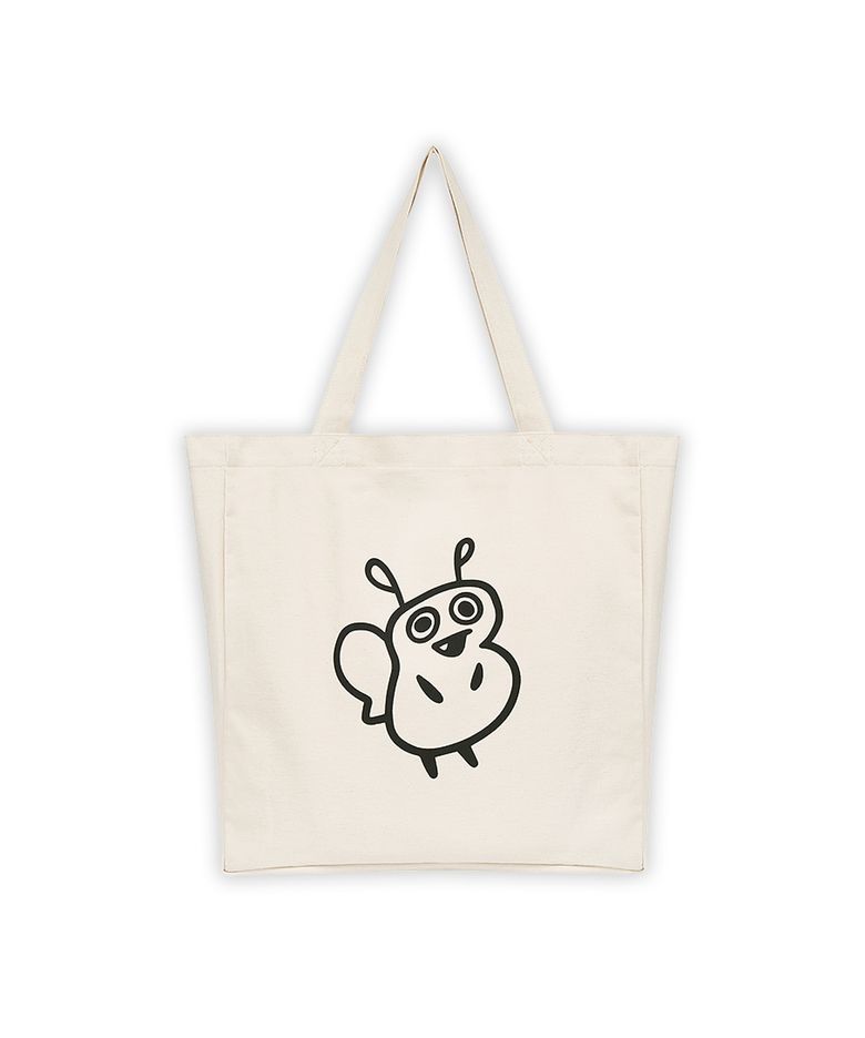 PAPI Logo Basic Eco Bag_Ivory