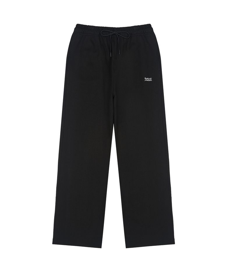 PPM Basic Straight fit sweatpants_Black