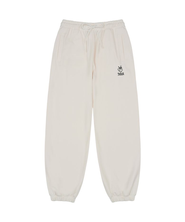 PAPI Loose fit Jogger Sweatpants_Ivory