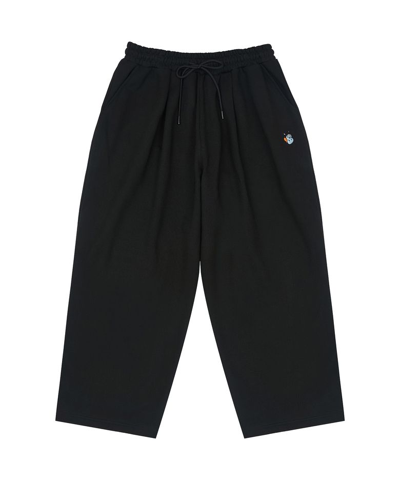 PAPI Emb Balloon fit Sweatpants_Black