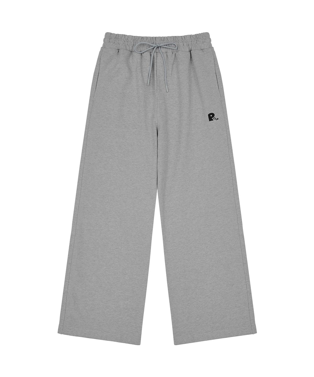 빠삐용 몬스터(PAPILLON MONSTER) PM Logo Wide fit Sweatpants_M/Grey