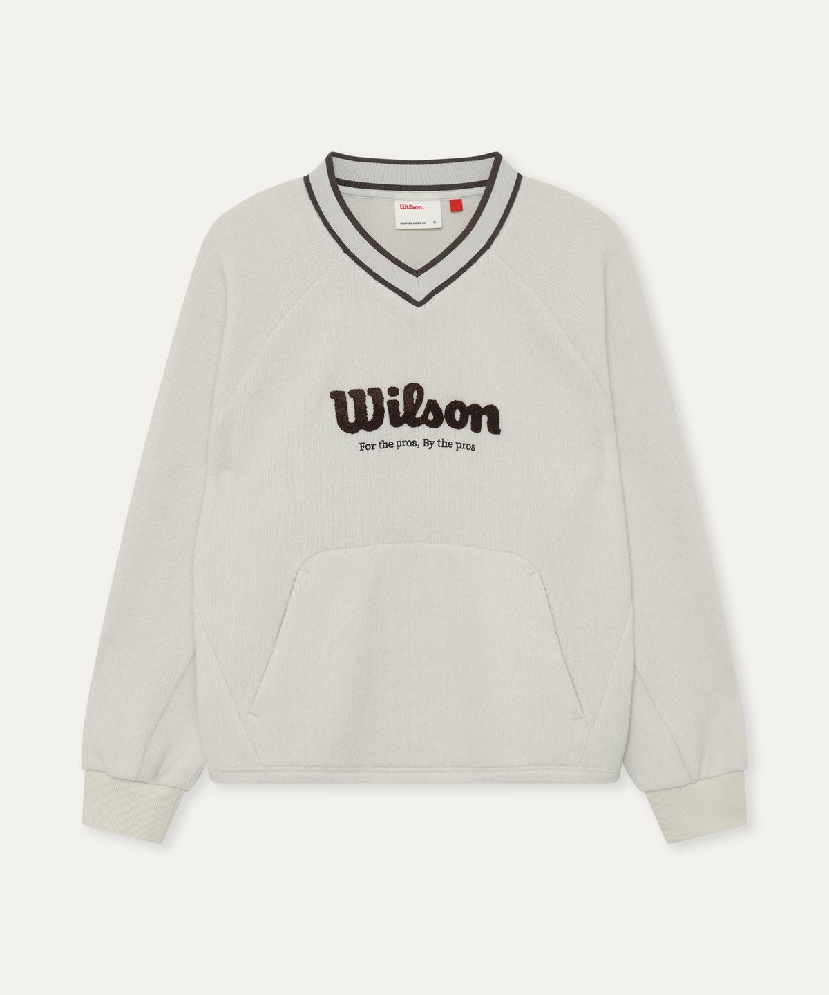 윌슨(WILSON) 베이스라인 브이넥 맨투맨 W (2color)