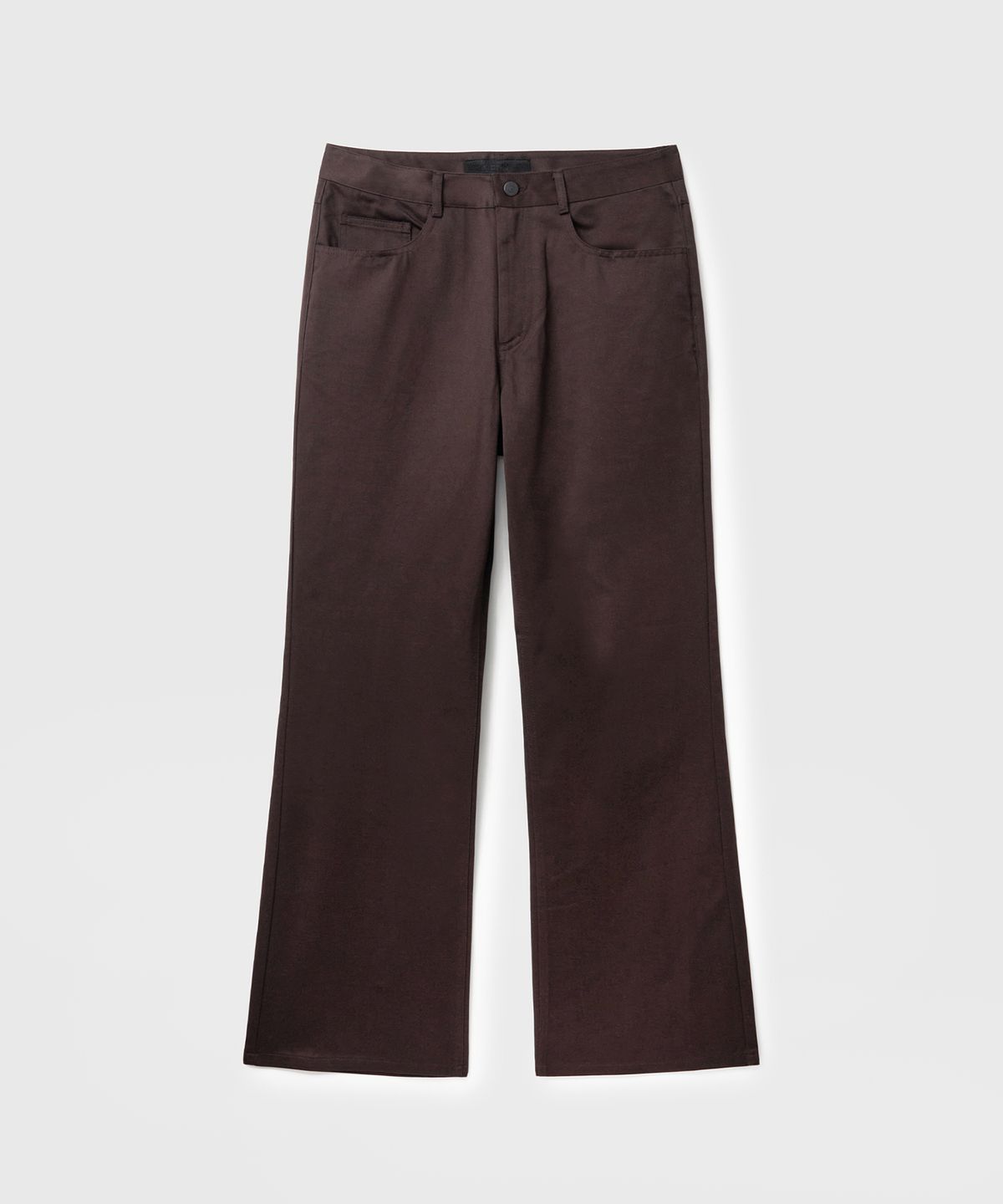 베른(VERN) LUCA FINE COTTON FLARE PANTS (BROWN)