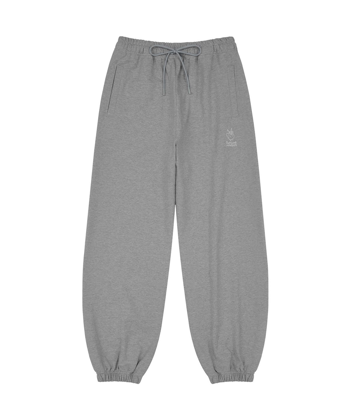 빠삐용 몬스터(PAPILLON MONSTER) PAPI Loose fit Jogger Sweatpants_M/Grey