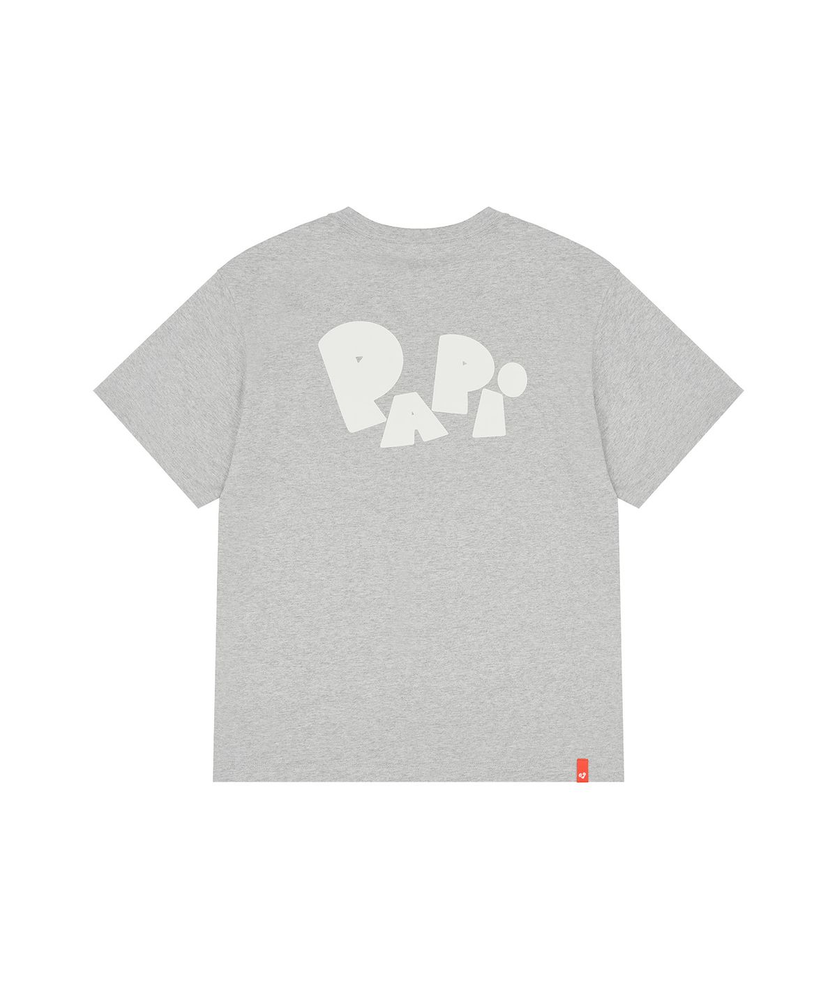 빠삐용 몬스터(PAPILLON MONSTER) S/S PAPI Zigzag Loose T-shirt_M/Grey