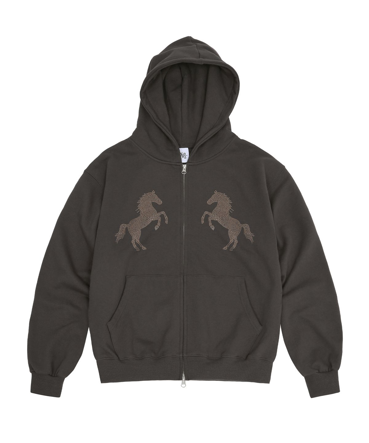 미드나잇 무브(MIDNIGHT MOVE) horse hood zip up (dark grey)