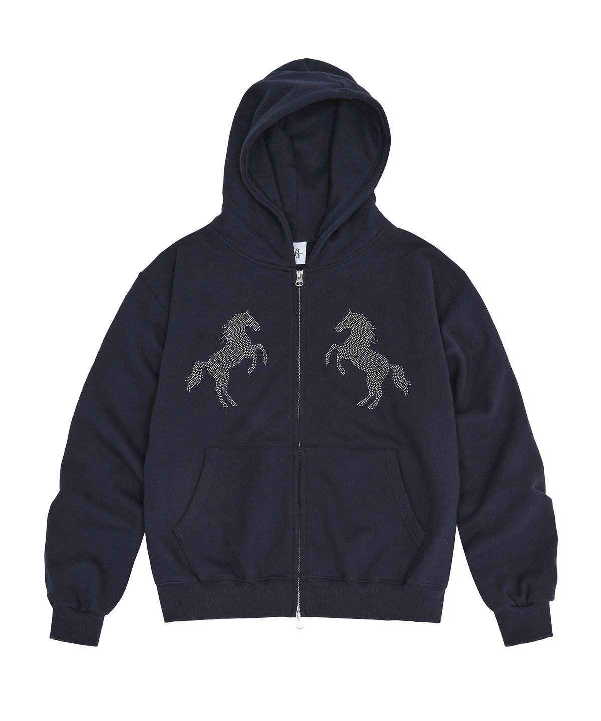 미드나잇 무브(MIDNIGHT MOVE) horse hood zip up (navy)