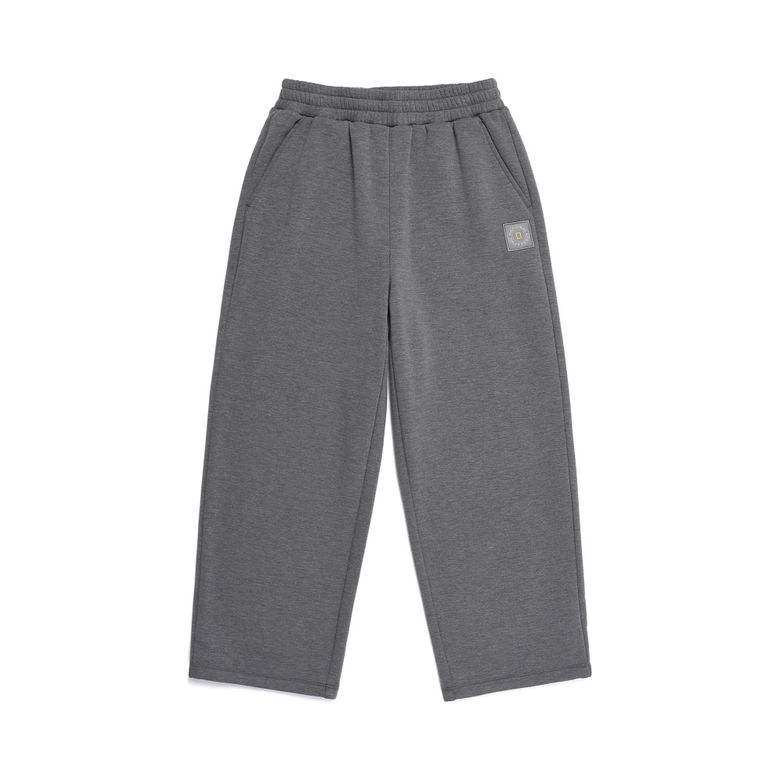 K264UPT920 루즈핏 니트 기모 트레이닝 팬츠 D/GREY