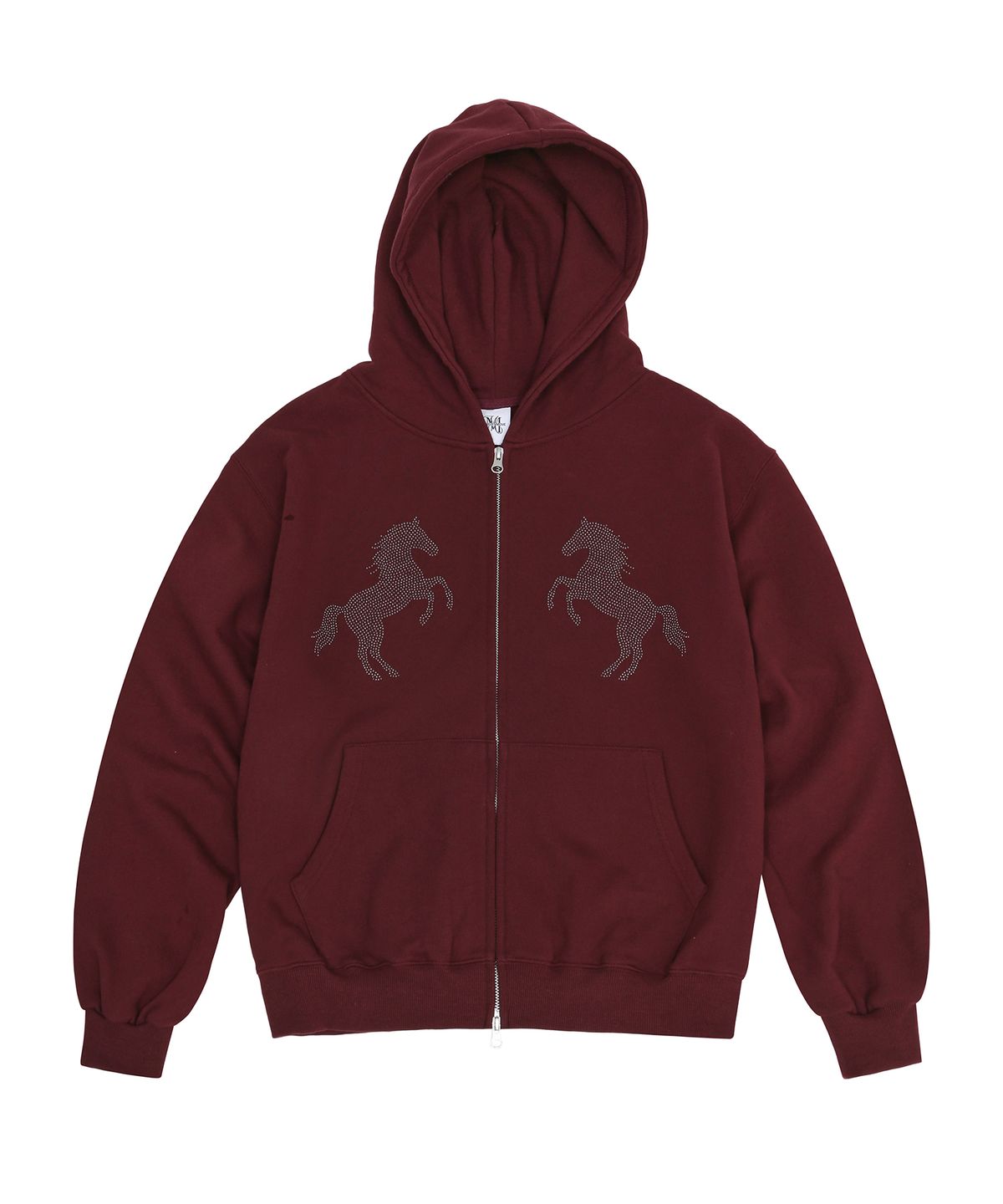 미드나잇 무브(MIDNIGHT MOVE) horse hood zip up (wine)