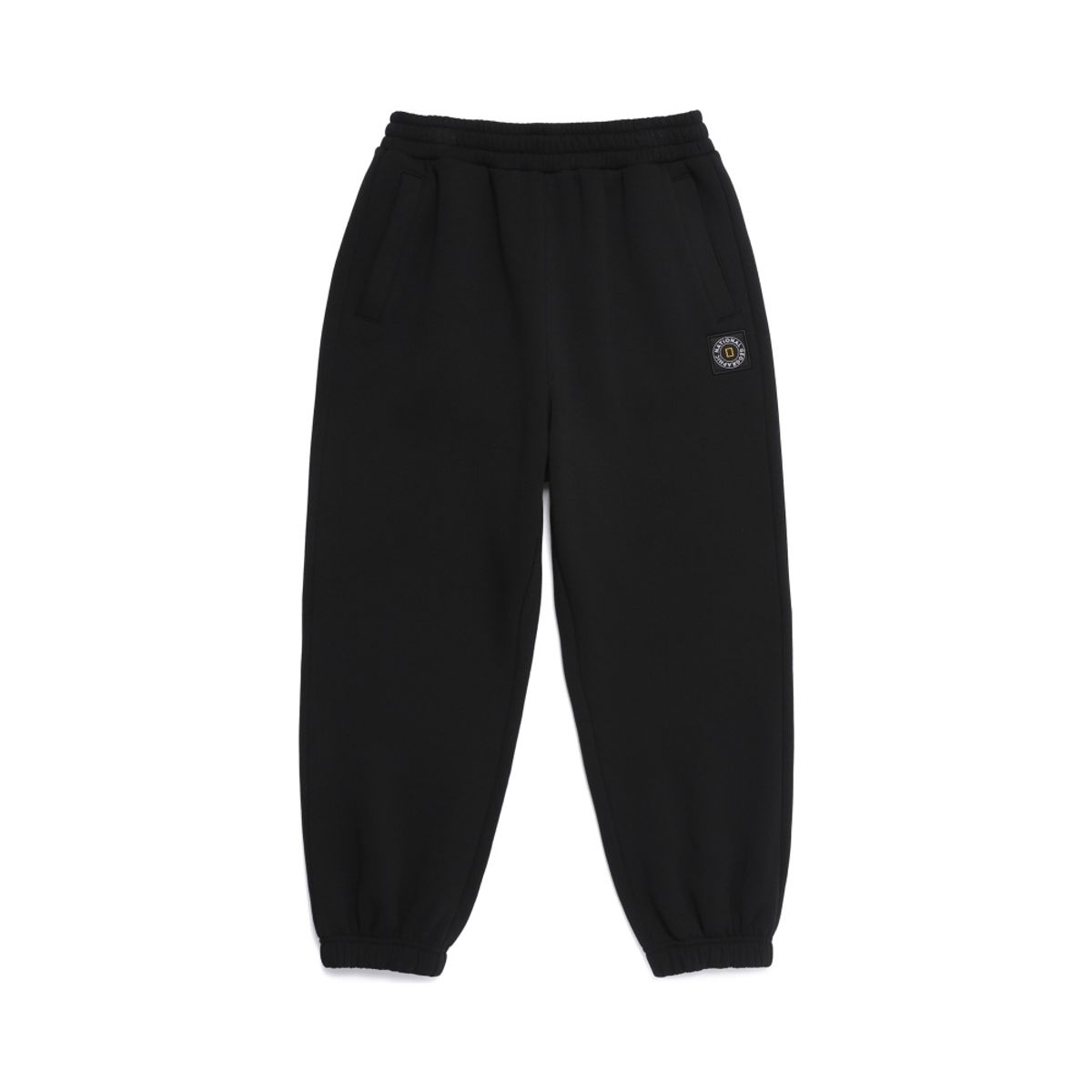 내셔널지오그래픽 키즈(NATIONAL GEOGRAPHIC KIDS) K264UPT910 조거 니트 기모 트레이닝 팬츠 CARBON BLACK