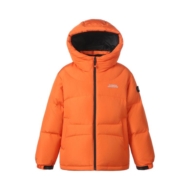 K264UDW820 마스 후드 덕 다운 점퍼 ORANGE