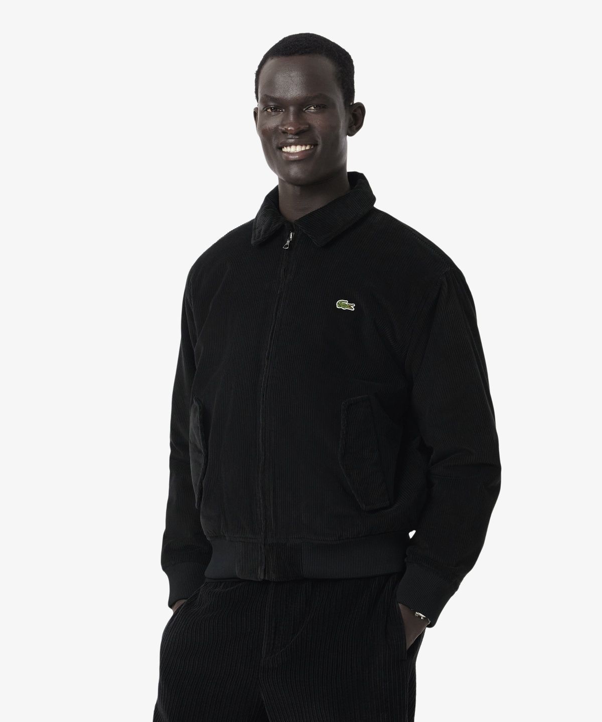 라코스테(LACOSTE) 남성 코듀로이 카라 패딩 붐버 자켓 BH2994-56N 031