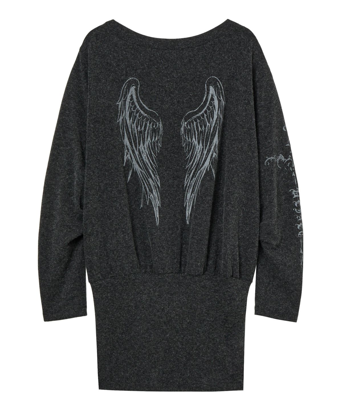다이닛(DEINET) ANGEL OFF-SHOULDER DRESS IN CHARCOAL
