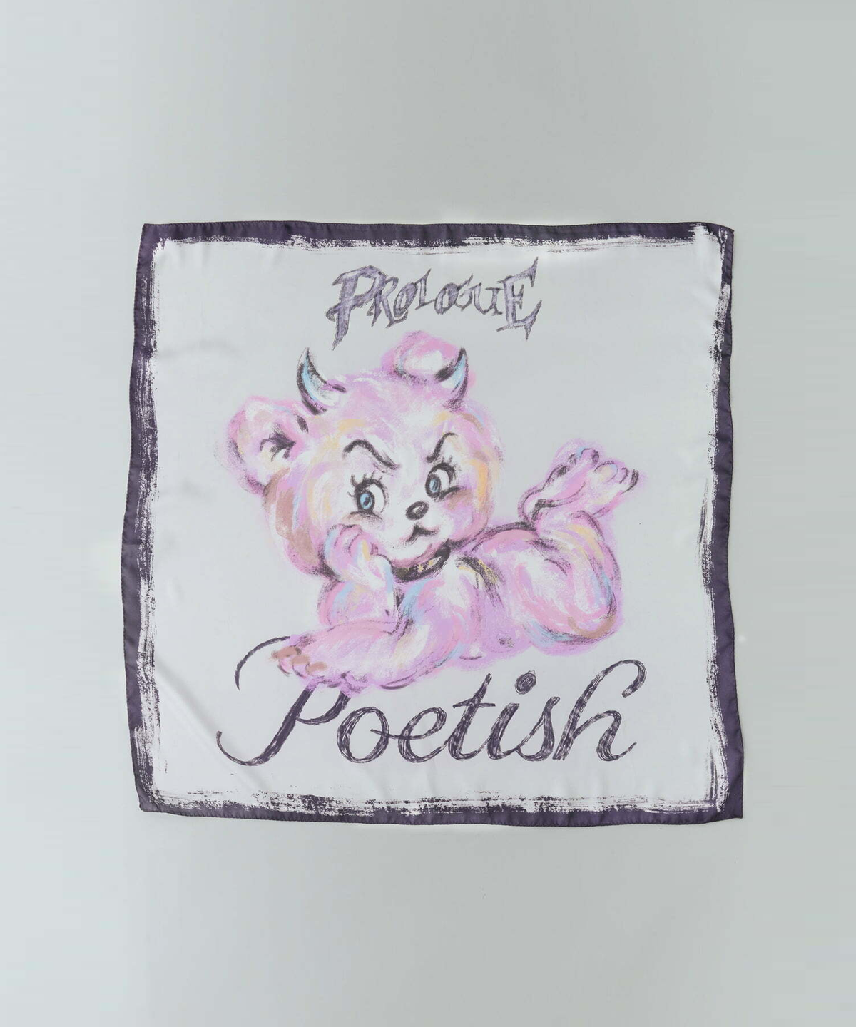 포에티시(POETISH) ANGMAGOM SATIN GRAPHIC SCARF AX6SF105_01