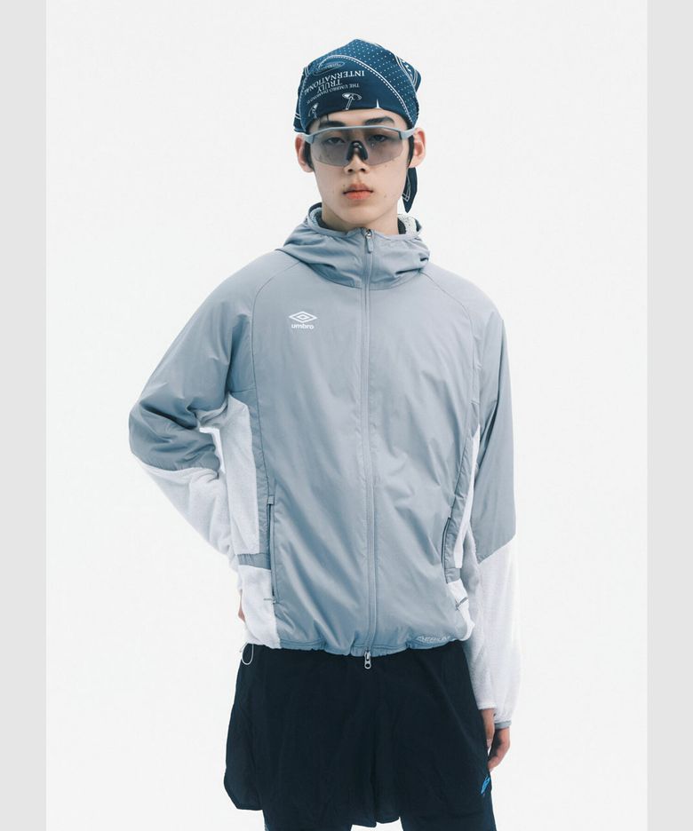에어리움 경량 플리스 하이브리드 자켓 그레이 UR321SJK93