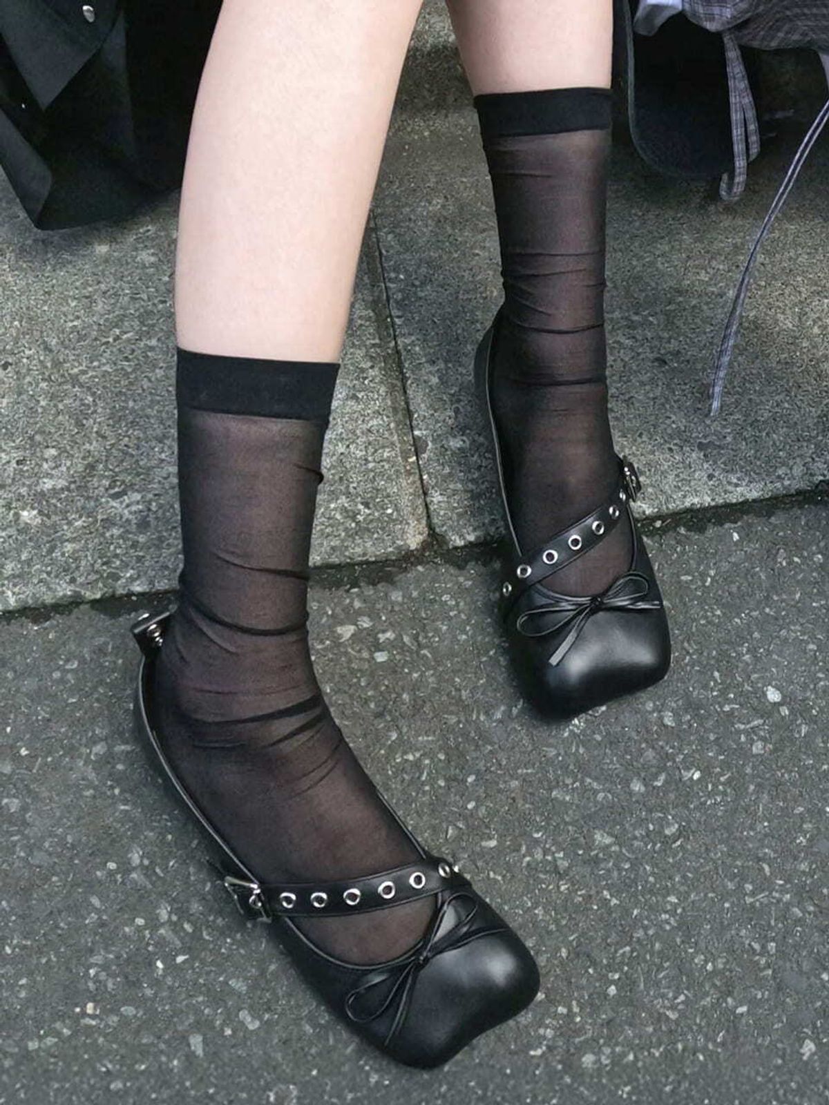 포에티시(POETISH) MULTI-WAY ANKLE-STRAP BALLERINA FLATS AX6SU104_10